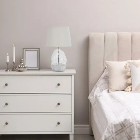 Lampă de masă Rabalux 74227 APOLONIA 1xE27/40W/230V alb