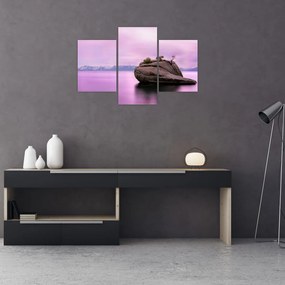 Tablou cu piata în mare (90x60 cm)