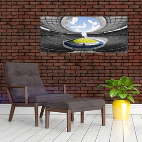 Tablou - stadionul de fodbal (120x50 cm)