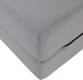 Saltea/scaun pliabil, 2 in 1, gri deschis, VEDIS