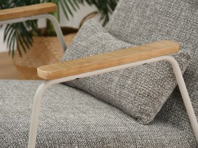 Fotoliu Elba (gri bej + stejar). 1110001