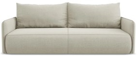 Canapea crem extensibilă/cu spațiu de depozitare 216 cm Nanea – Makamii