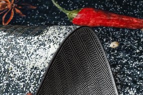 ANDRE 33150 covor lavabil Condimente, bucatarie, anti-alunecare - maro / bej