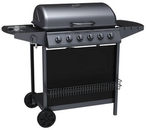 Tepro 3309 Grătar cu gaz Hampton 6, 6 arzătoare,123 x 55 x 98 cm
