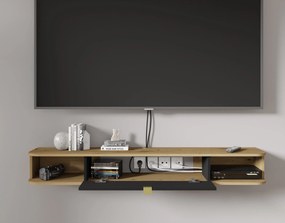 Masă TV Ikaro (Stejar artisan + Negru). 1124937