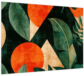 Tablou - Motive naturale geometrice II. (70x50 cm)