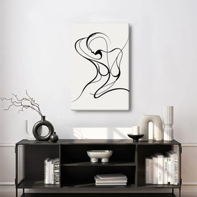 Tablou linie abstractă a femeii