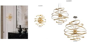Candelabru LED design contemporan CALLIGRAPHY large