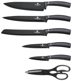 Set de cutite cu stativ 7 piese Carbon Pro Berlinger Haus BH 2600