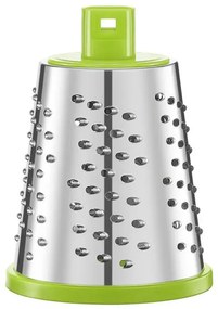 Răzătoare manuală cu 3 atașamente Kinghoff KH 1960, oțel inoxidabil, alb/verde