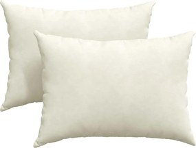 vidaXL Perne pentru canapea 2 pcs Crem 70 x 50 cm