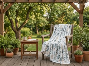 Patura microplus BOTANELLA, albastra Dimensiune: 200 x 220 cm
