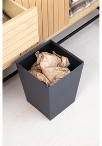 Coș de gunoi negru Sofia Canvas Paper Laminate – Bigso
