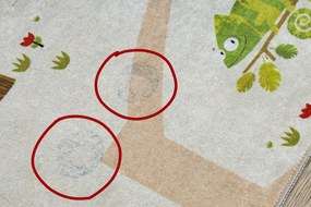 BAMBINO 1165 covor lavabil Grădină zoologică pentru copii anti-alunecare bej - SECUNDAR-COTATI PRODUSUL