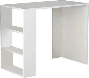 Birou NETENYA, alb, PAL melaminat, 90x40x74 cm
