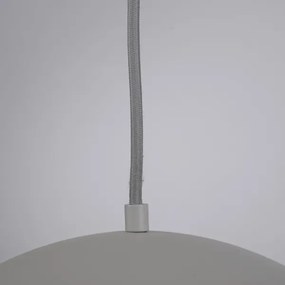 Schöner Wohnen 11728-39 - Lustră suspendată ALI pe cablu 1xE27/25W/230V Ø 38 cm, gri
