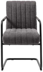 Scaun de dining gri închis Trout – Unique Furniture