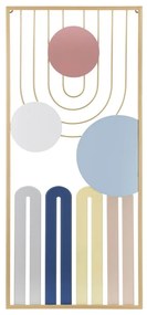 Decorațiune de perete din metal 37x84 cm Colorful – Mauro Ferretti