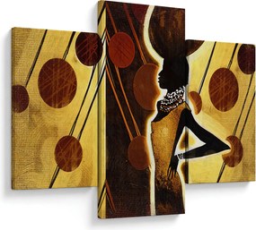 Tablou cu pictură artistică străveche (90x60 cm)