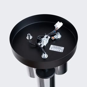 Spot Sollux SL.1369 WINX 3xGU10/10W/230V negru/crom