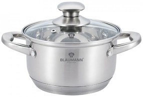 Oala cu capac otel inoxidabil 26 cm Satin Gourmet Line Blaumann BL 3321