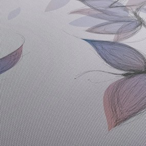 Tablou - Fluturi desenați (120x50 cm)