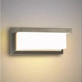 Brilagi - Aplică de perete LED RGBW BRICKY, pentru exterior, 1xE27/9W/230V, gri, IP54