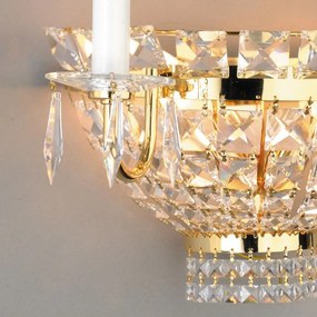Aplica de perete cristal Swarovski AMBASSADOR auriu