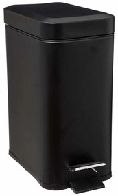 Coș de gunoi pentru baie, 5 L, negru