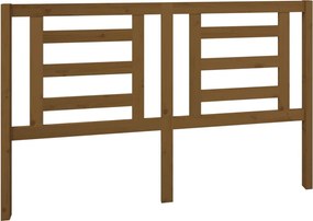 vidaXL Tăblie de pat, maro miere, 156x4x100 cm, lemn masiv de pin