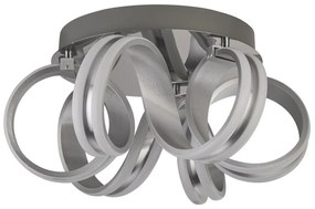 Lustra LED aplicata design modern Belle argintiu