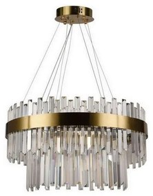 Lustră LED de cristal dimabilă pe cablu LED/80W/230V + telecomandă