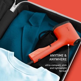 Aparat de călcat portabil cu aburi Tefal PURE POP 1300W/230V roșu