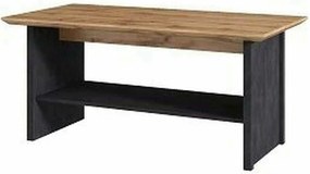 Masuta cafea NICOLE, stejar wotan/gri, PAL, 120x60x55 cm