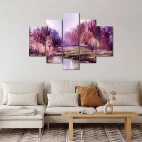 Tablou - Peisaj de toamnă - pictură (150x105 cm)
