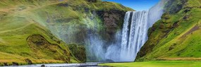 Tablou cascadă iconică în Islanda