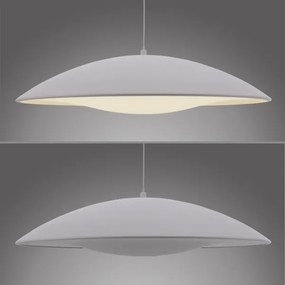 Schöner Wohnen 14607-16 - lustră LED dimerizabilă suspendată pe cablu LENTE, LED/23W/230V, Ø50 cm, albă