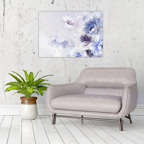 Tablou - Flori,pictură texturată (70x50 cm)