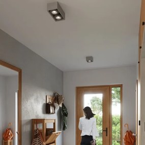Plafonieră QUATRO 2xGU10/40W/230V beton