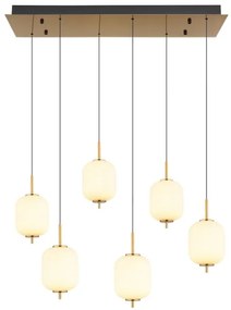 Lustră LED pe cablu Globo 15217-6 EWALD 6xLED/6,7W/230V