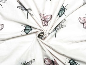 Lenjerie de pat din bumbac pentru patut TINY WINGS albă Dimensiune lenjerie de pat: 45 x 65 cm | 90 x 135 cm