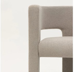 Fotoliu de design bej inchis ALPAH LOOP