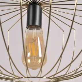 Lustră pe cablu JASMINA 1xE27/20W/230V d. 40 cm auriu