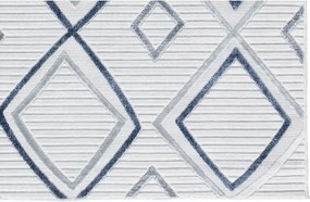 Covor SAND, 78x150 cm, forma dreptunghiulara, polipropilena, crem/alba