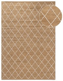 Covor în culoare naturală țesut manual din iută 80x150 cm Kunu – Hanse Home