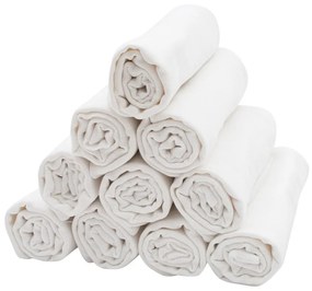 New Baby Scutece din bumbac Standard, 70 x 80 cm, set 10 buc.