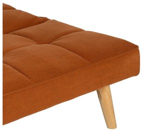 Canapea cărămizie extensibilă cu tapițerie din chenille 175 cm – Ixia