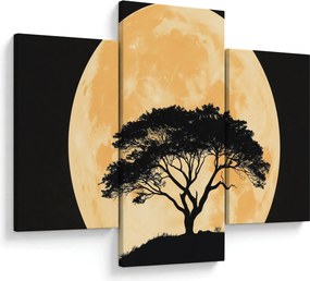 Tablou – Arbore în lună plină aurie II. (90x60 cm)