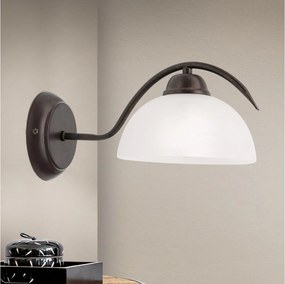 Orion - Lampă de perete RULA 1xE27/40W/230V alb/bronz