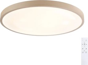 Brilagi - Corp de iluminat LED dimabil GLASS POOL DOUBLE LED, 80W, 230V, 60 cm, bej + telecomandă